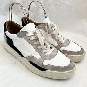 Bobbies Paris sneakers Malibu low top shoes FR 45 US 11.5 white leather gray